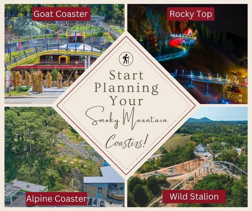 Enchanted Forest Cabin And Teepee! Lights & Laser Show! Private Hot Tub! Unique Stay! 세비어빌 외부 사진