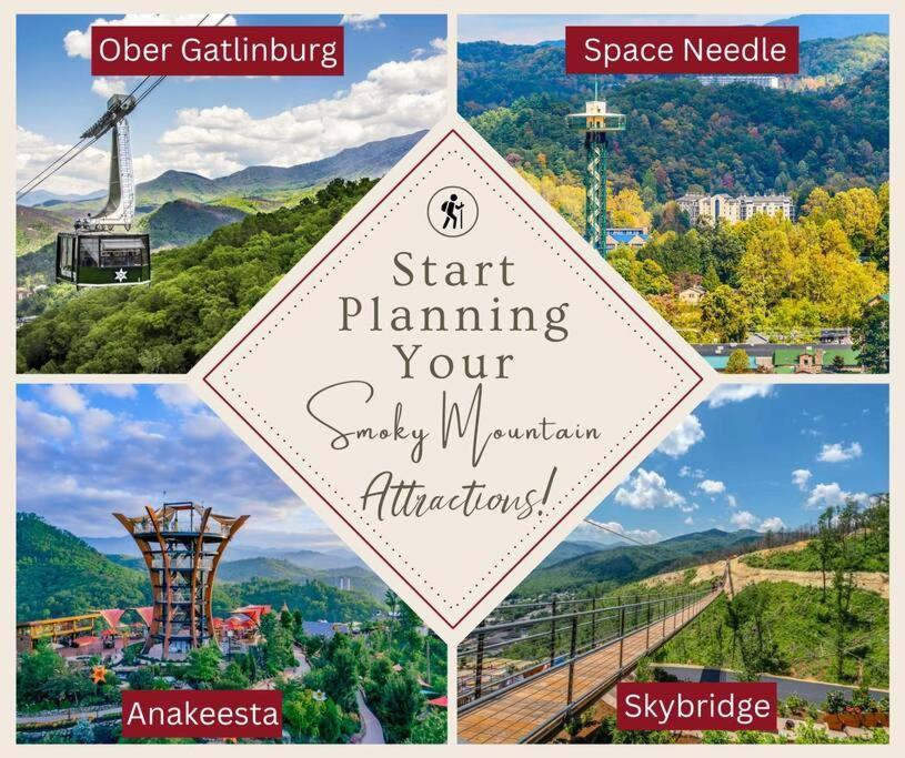 Enchanted Forest Cabin And Teepee! Lights & Laser Show! Private Hot Tub! Unique Stay! 세비어빌 외부 사진