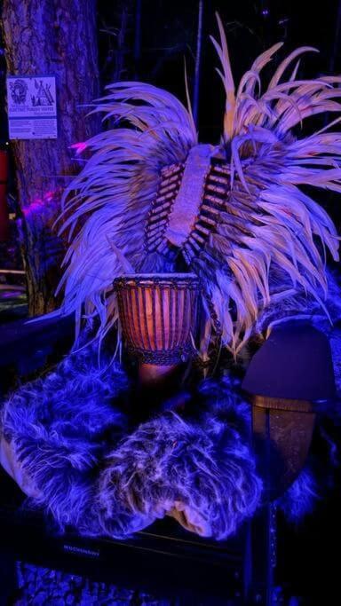Enchanted Forest Cabin And Teepee! Lights & Laser Show! Private Hot Tub! Unique Stay! 세비어빌 외부 사진